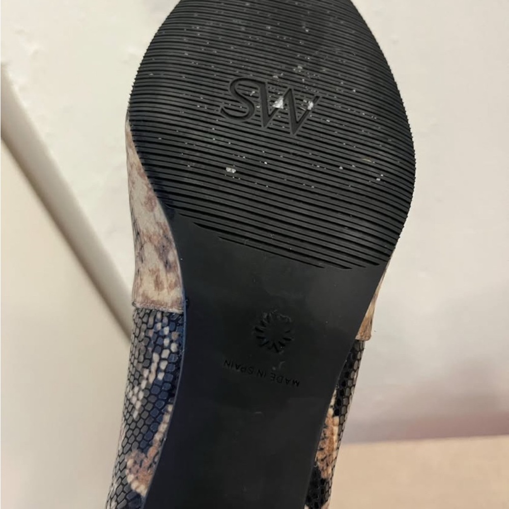 Stuart Weitzman Yuliana 60 Boots – Python Embossed Leather, Size 9 / 39.5 - Picture 7 of 8